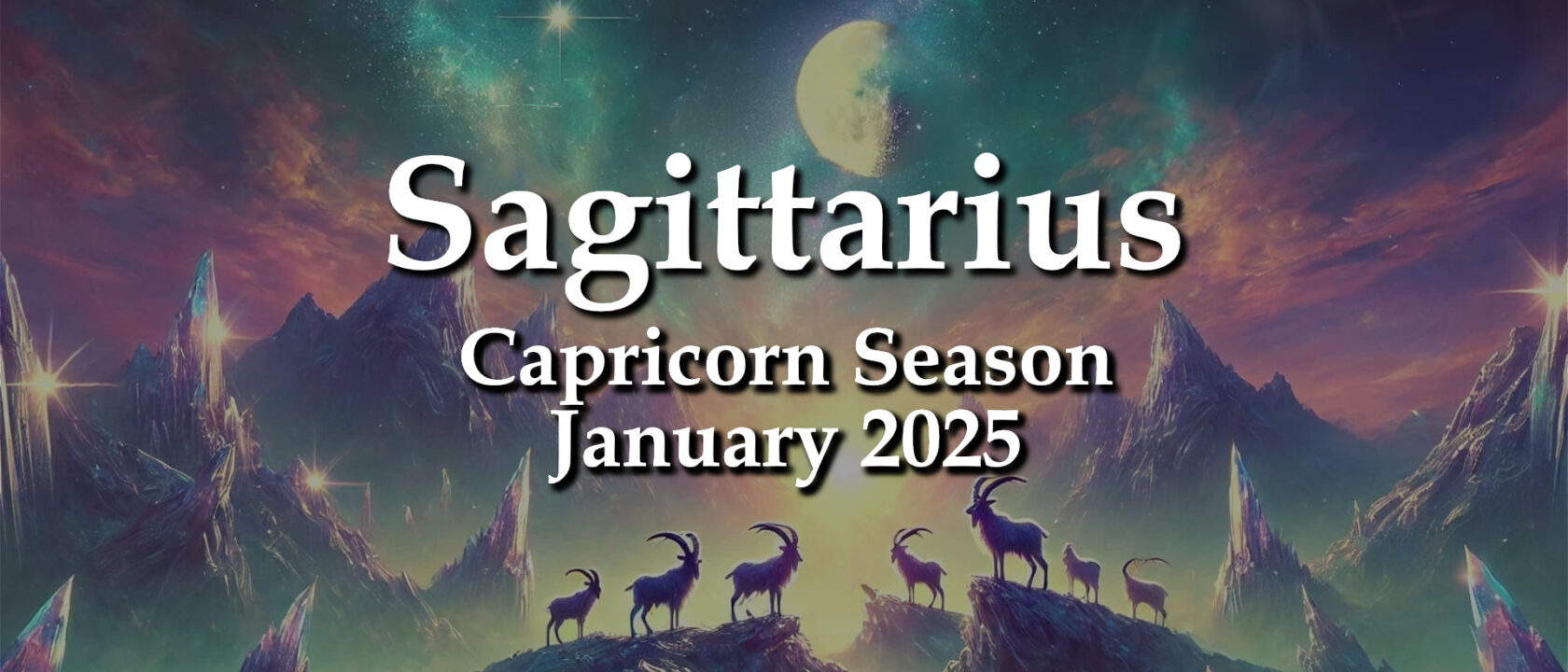 Sagittarius – Capricorn Season January 2025 SHOOT THE ARROW THEN PAINT THE TARGET